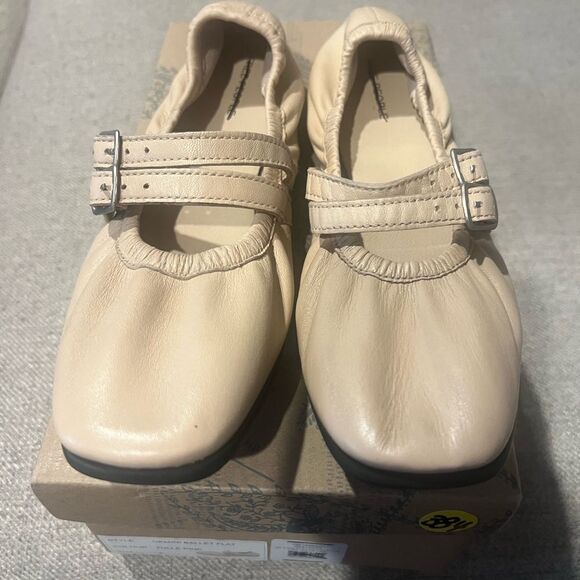 NIB free people women's Gemini ballet flats in tulle pink size 6 - Picture 11 of 11